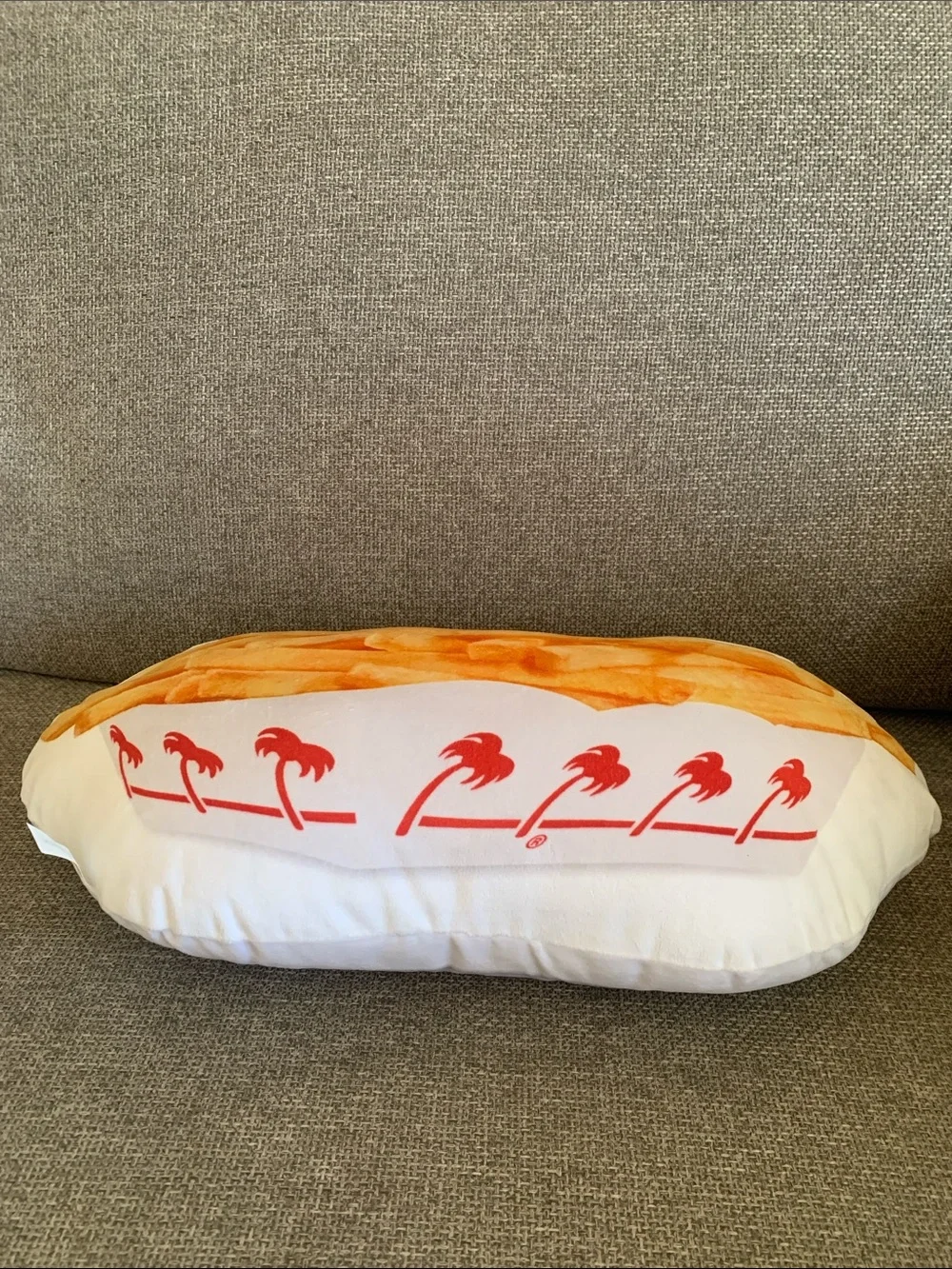 In N Out Burger French Fry Accent Pillow 17” Home Accent Plush Stuffed